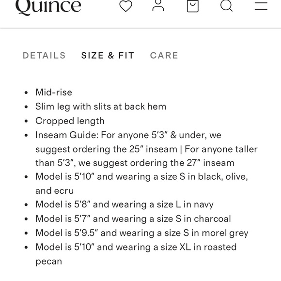 Quince Ultra-Stretch Ponte Pintuck Ankle Pants size Medium in Black - Picture 10 of 11